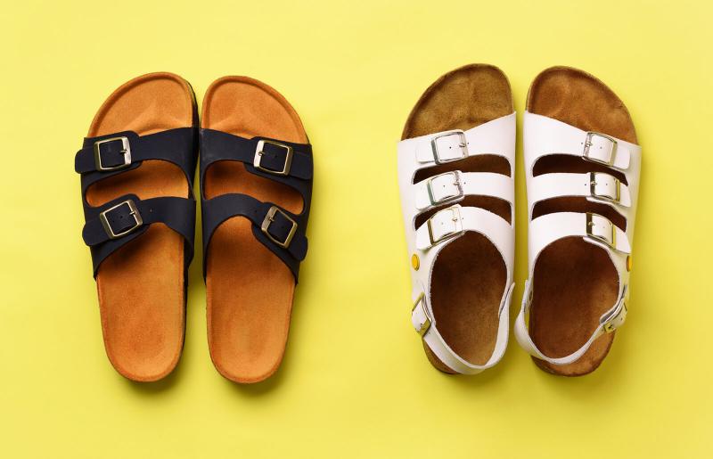 How to Clean the Footbed of Sandals